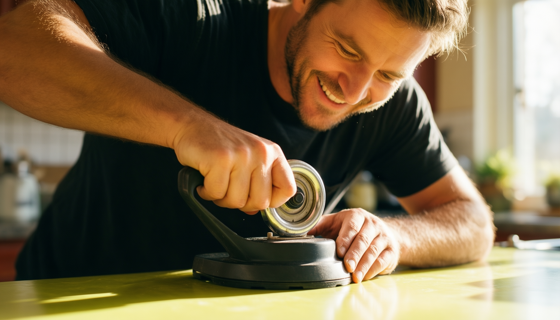 rotary cheese slicer — lifestyle photo showing Rotary Cheese Slicer Grater, in use