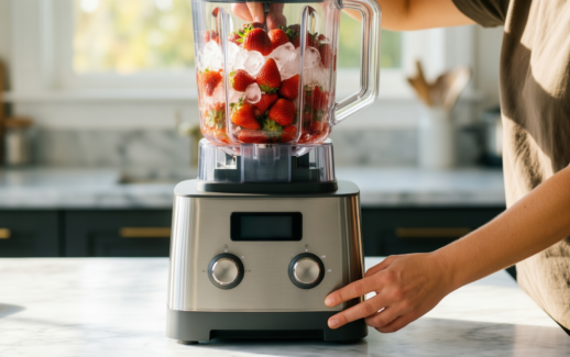 heavy duty ice crusher blender — lifestyle photo showing Multifunctional Blender & Food in use