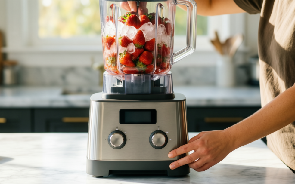 heavy duty ice crusher blender — lifestyle photo showing Multifunctional Blender & Food in use