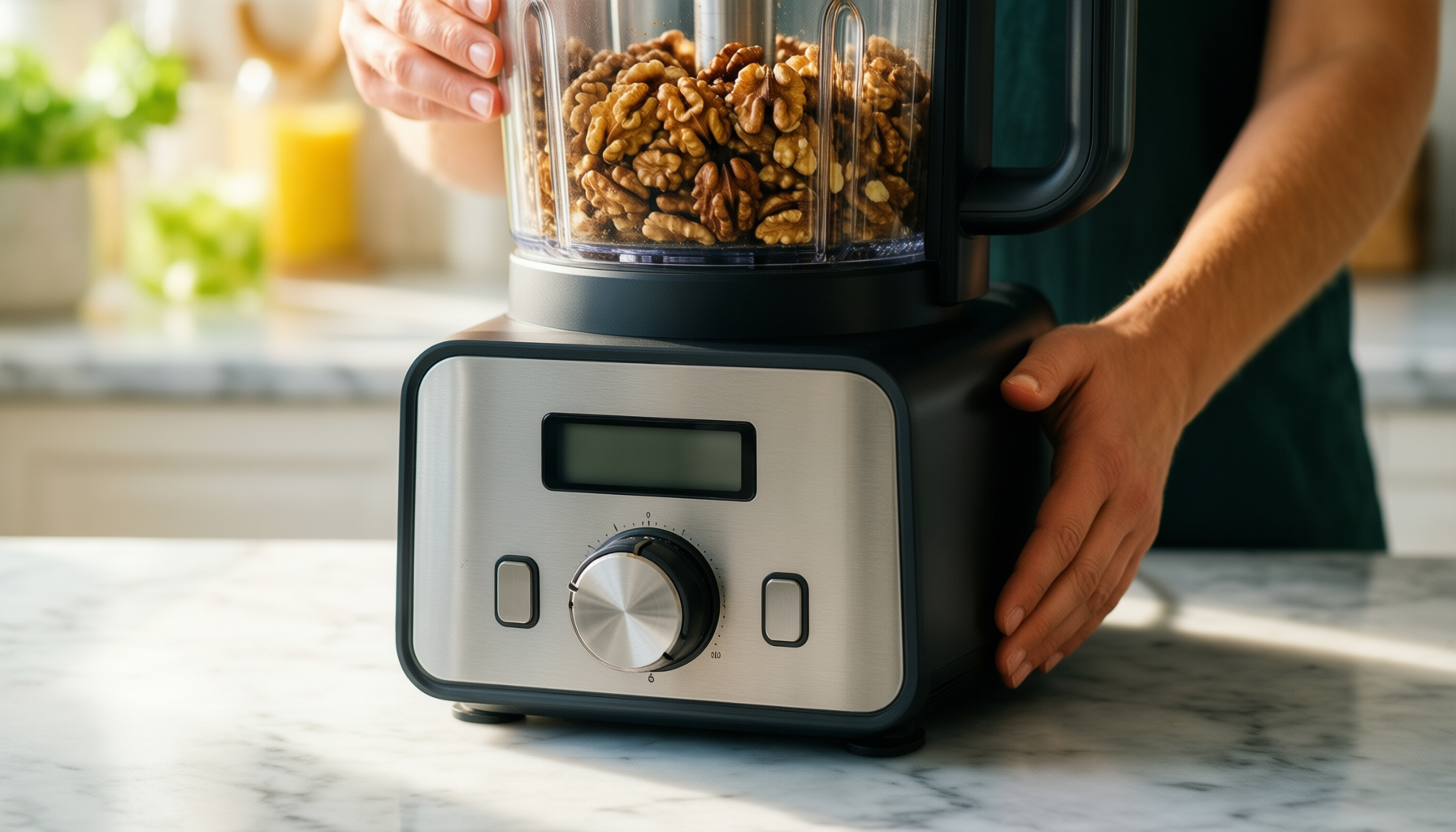 homend 1500w food processor — lifestyle photo showing Homend Functionall 1500W Food in use