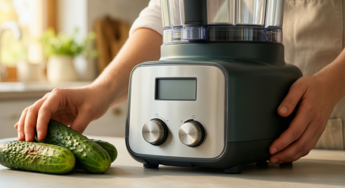 Ninja PrecisionPro food processor — lifestyle photo showing Ninja PrecisionPro 2.1L Food in use