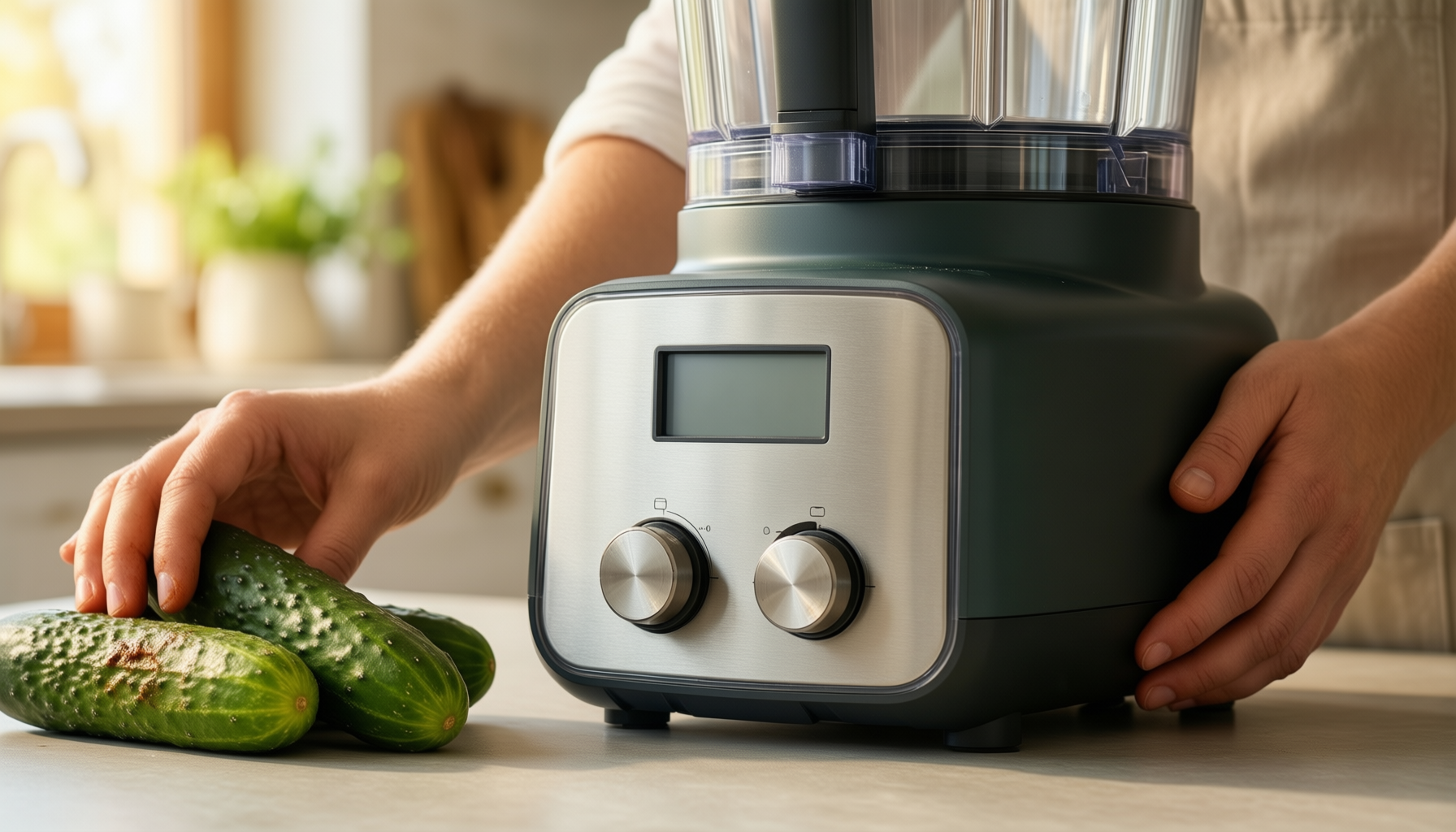 Ninja PrecisionPro food processor — lifestyle photo showing Ninja PrecisionPro 2.1L Food in use