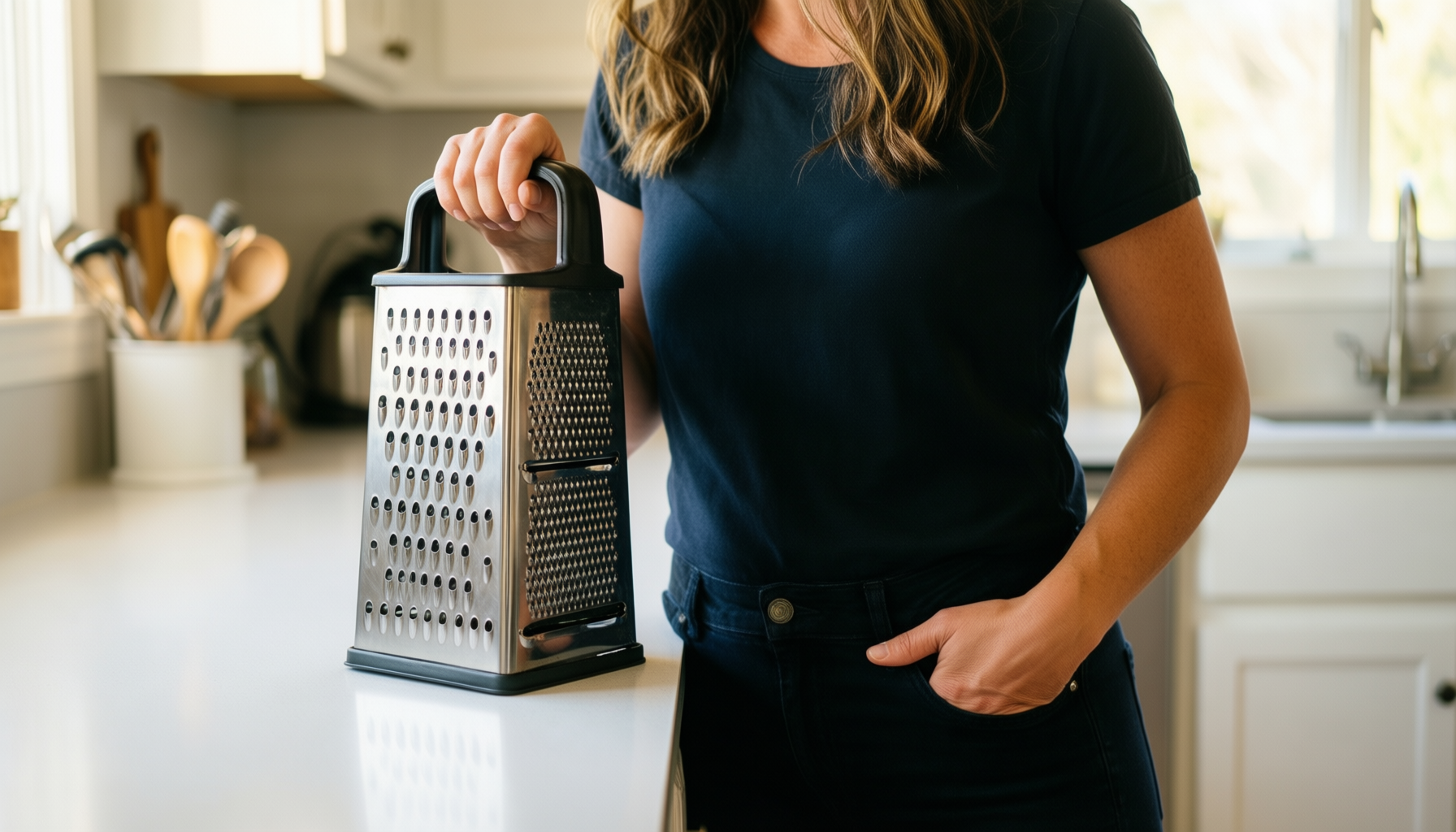 weltonhm 4 in 1 rotary cheese — lifestyle photo showing Weltonhm 4 in 1 in use